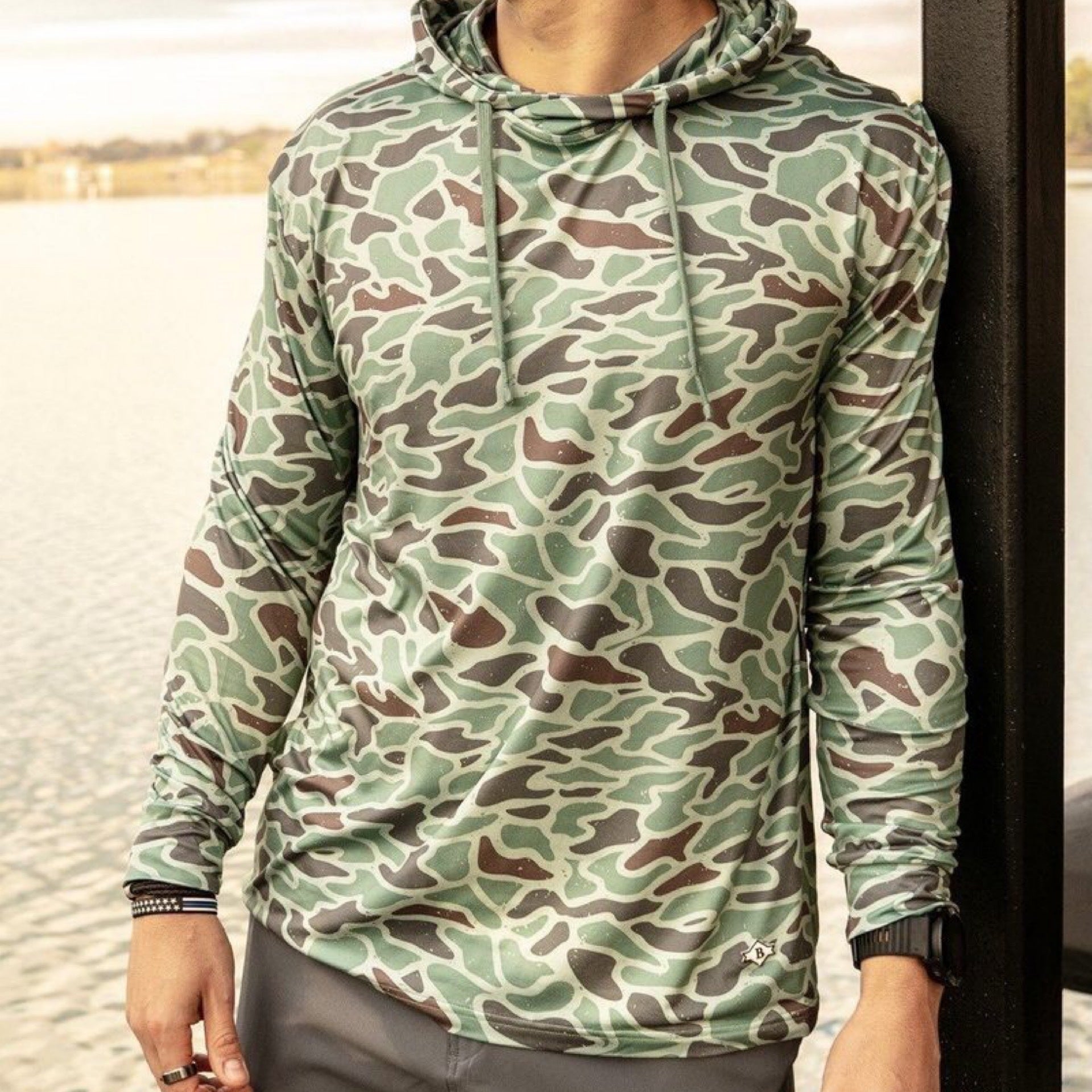 Retro Duck Camo Hoodie Burlebo